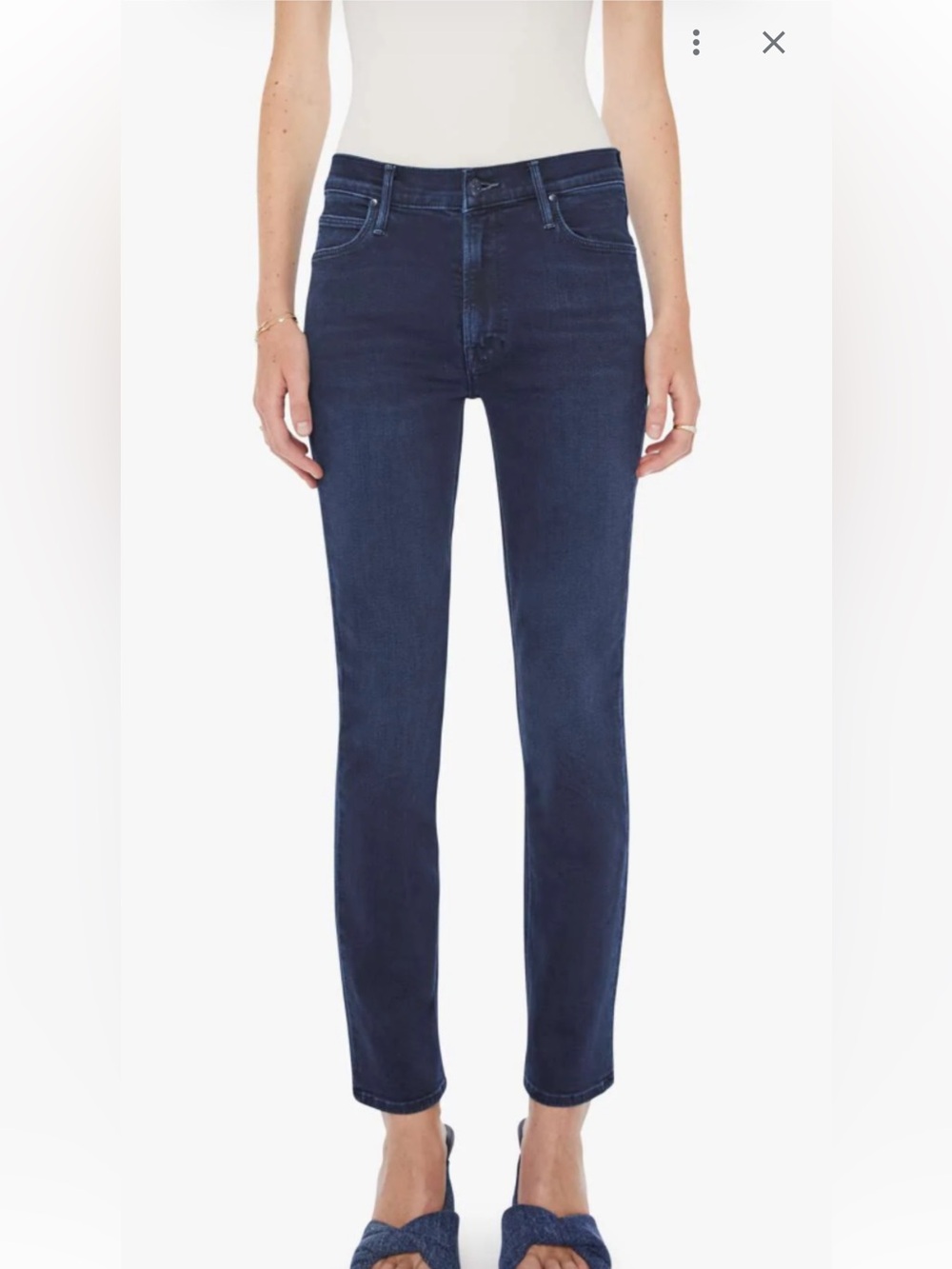 MOTHER DENIM MID RISE DAZZLER ANKLE JEANS NOW OR NEVER STRETCH sz 27
